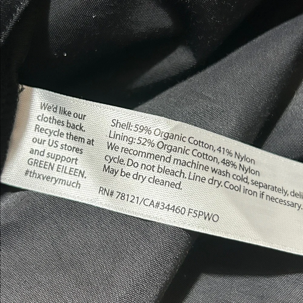 Eileen Fisher Reversible Hooded Jacket Raincoat - Picture 8 of 8